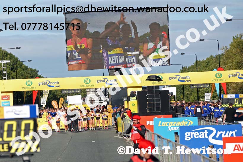 Womens Morrisons Great North Run. Photo: David T. Hewitson/Sports for All Pics